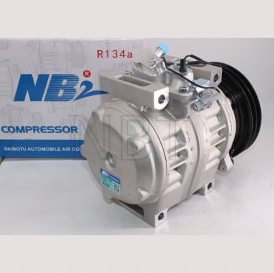 Ein guter Preis. 88320-36560 447220-0394 Großhandelspreis Neuer 10P30C Bus Wechselstromkompressor für Toyota Coaster Caetano 12V 2 Groove Online