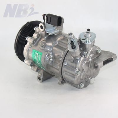 Neuer SD6V12 12V Wechselstromkompressor für Volkswagen Polo Derby SKODA FABIA RAPID-für indische Modelle Modelle 14339N 6RF820803A 6RF820803B