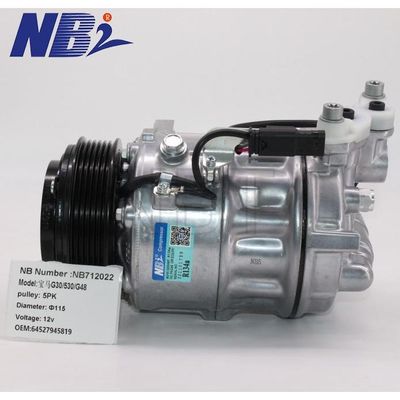 Für BMW G30/530/G48 Neue 12v 5PK-Rolle mit OEM 64527945819
